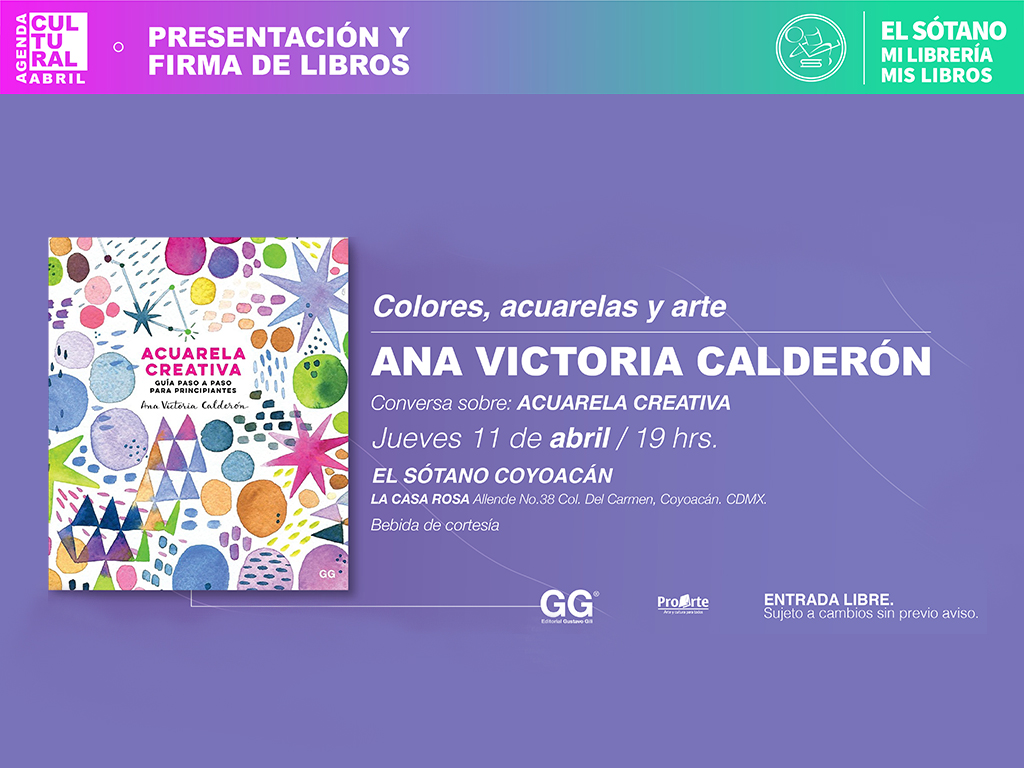 11/04 Ana Victoria Calderón presenta 'Acuarela creativa'