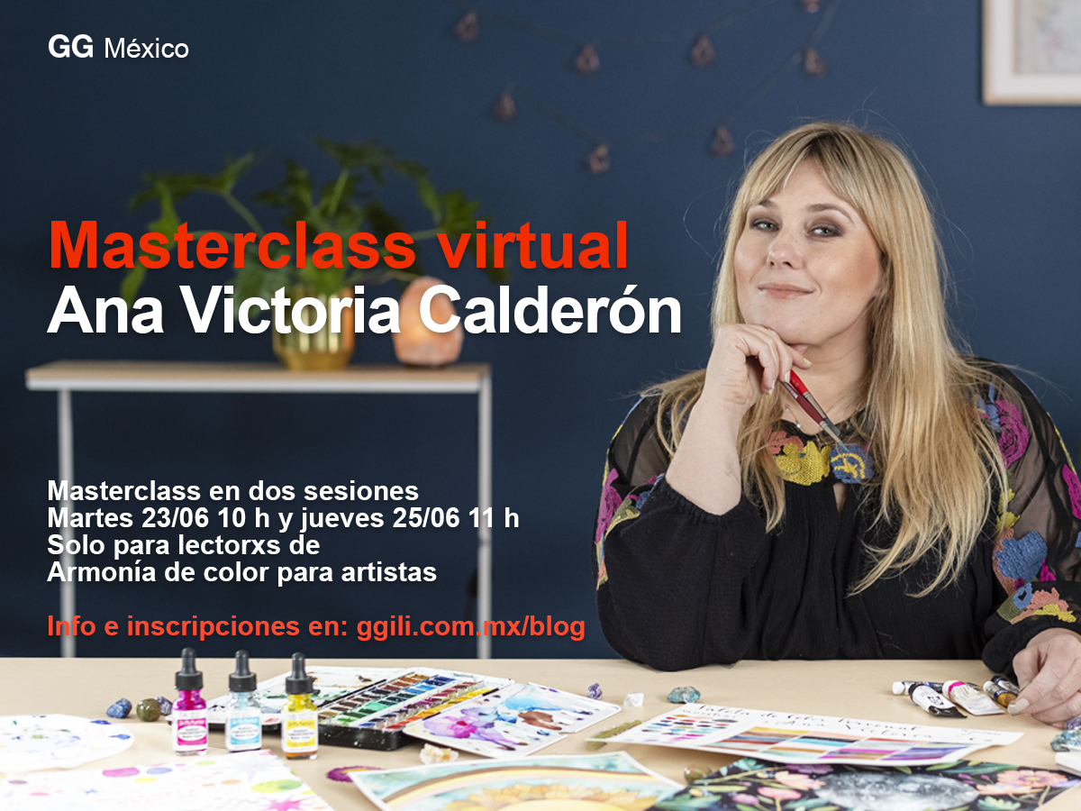 Masterclass virtual con Ana Victoria Calderón > Dos sesiones sobre 'Armonía de color para artistas'