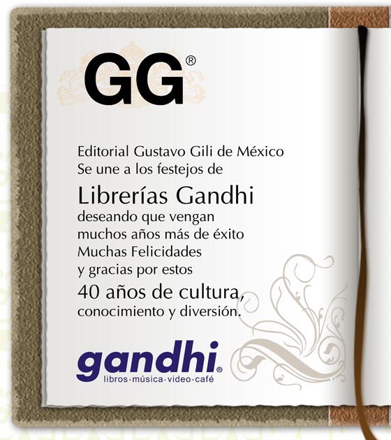 40 aniversario de Librerías Gandhi