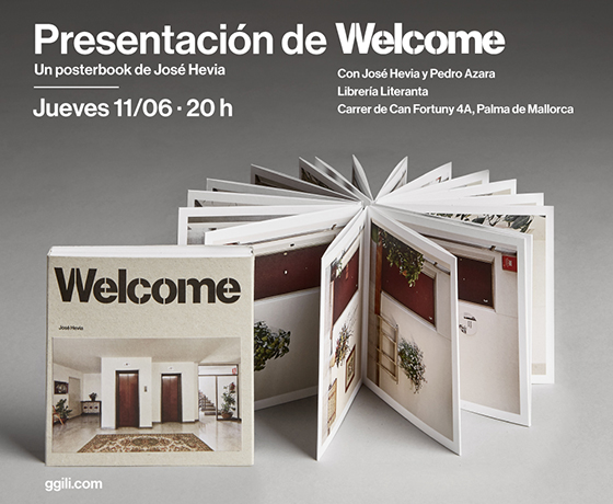 Presentación > El jueves 11 de junio presentamos en Palma de Mallorca 'Welcome', el posterbook de José Hevia