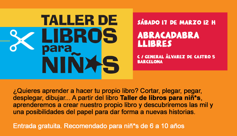 17/03 > Taller de libros para niñ*s en la librería Abracadabra