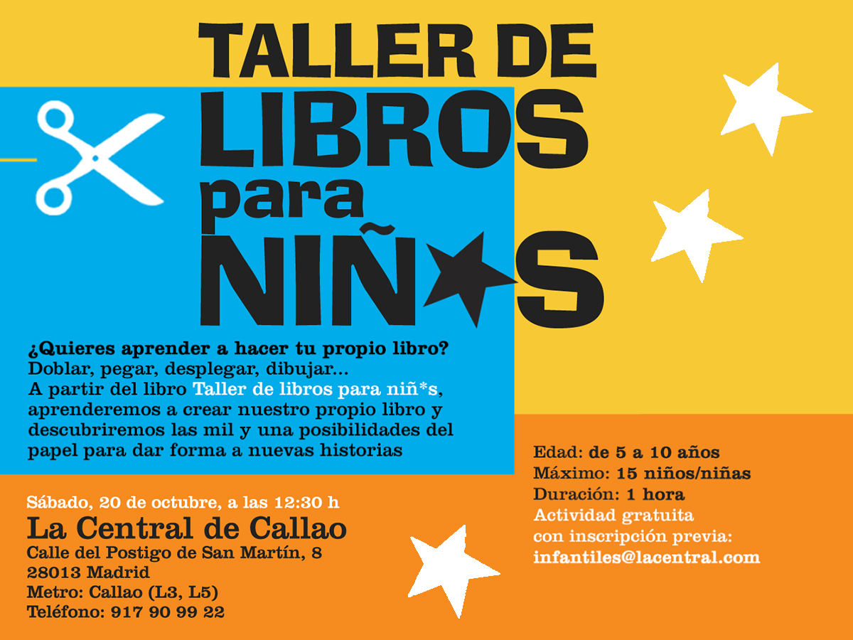 20/10 > Taller de libros para niñ*s en La Central de Callao