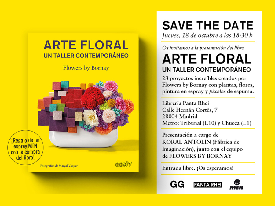 18/10 > ¡Presentación de 'Arte floral' en Madrid!