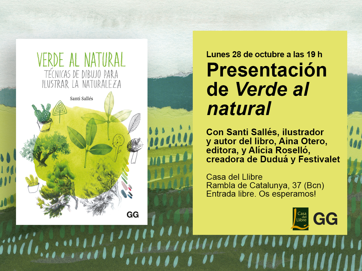 28/10 Presentación de 'Verde al natural' en la Casa del Llibre de Barcelona